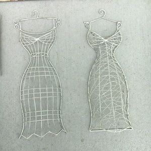 Wire Dress Wall Hangings